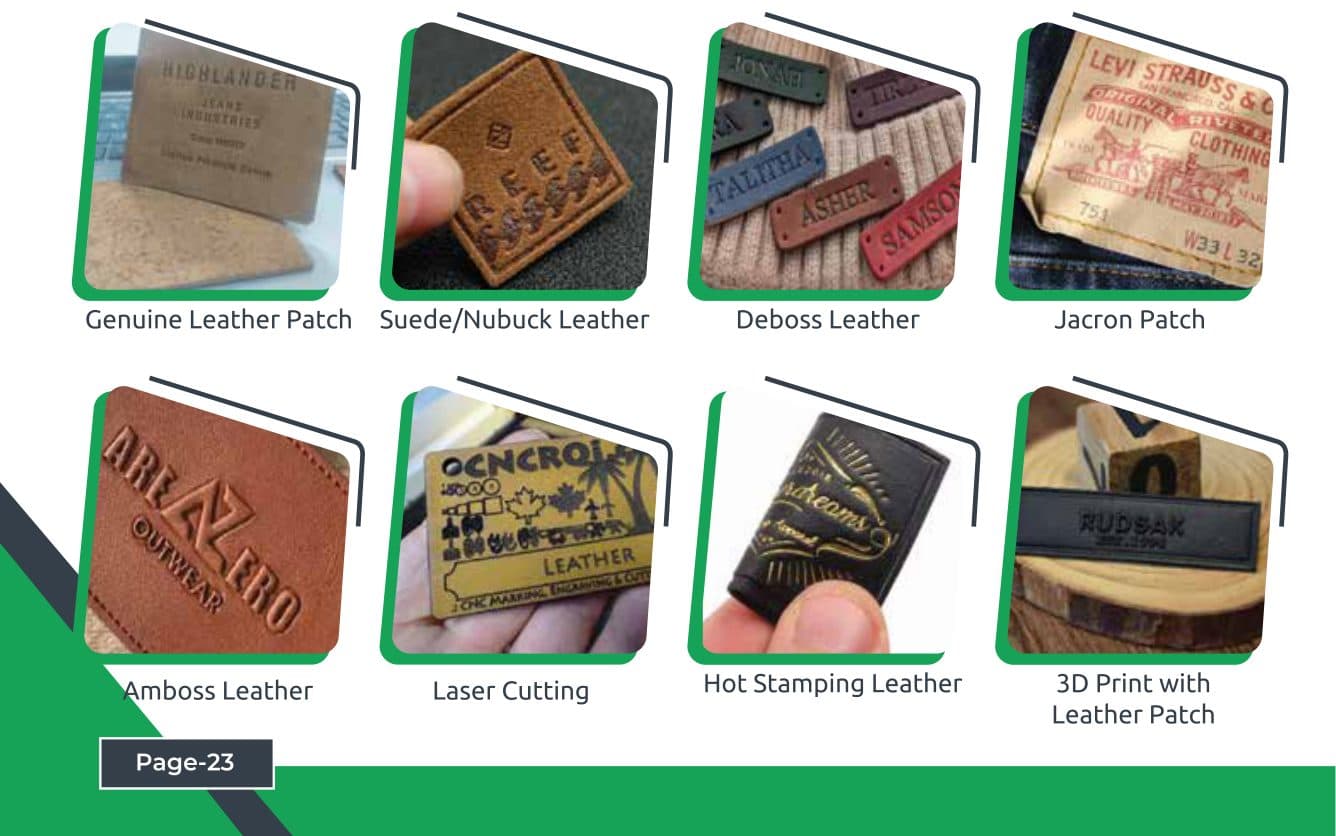 Leather, PU & Silicon Patches